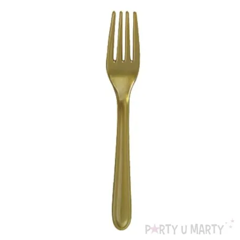widelce zlote 15 cm 10 szt
