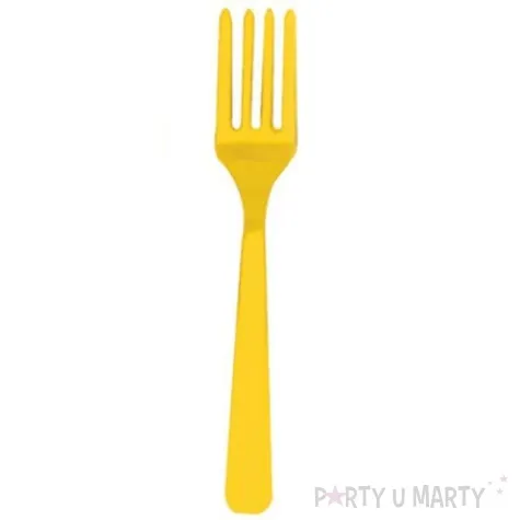 widelce zolte 16 cm 20 szt