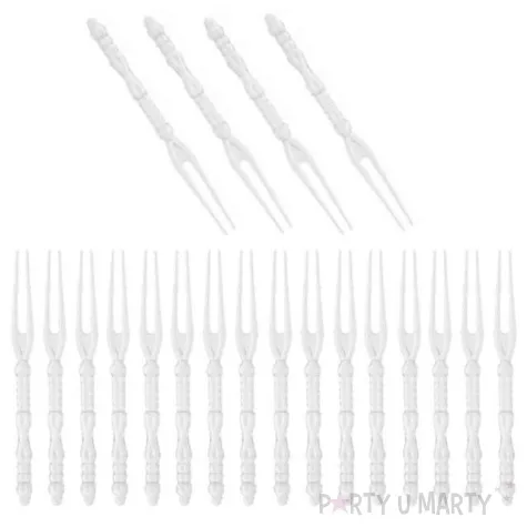 widelczyki do koreczkow krysztaly transparentne 10 cm 20 szt