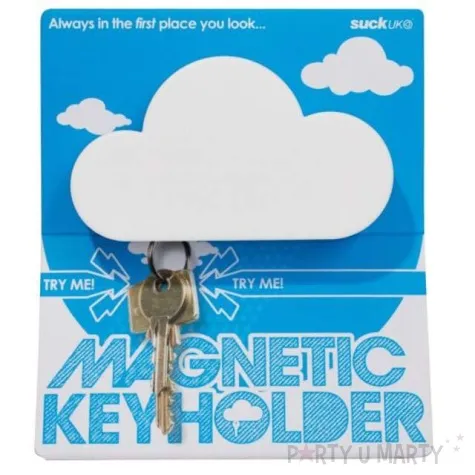 wieszak do kluczy magnetyczna chmurka suck uk