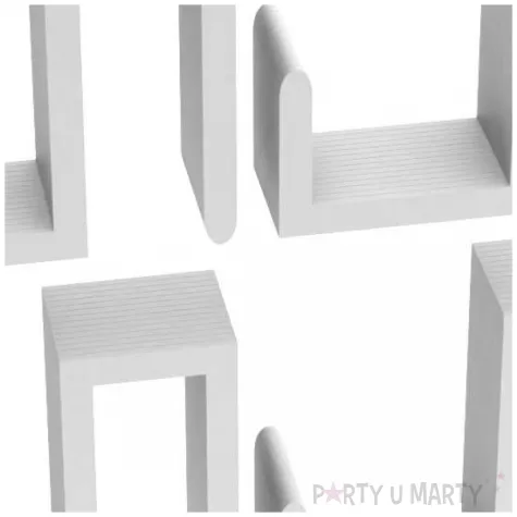 wieszak na grzejnik lazienkowy haczyk bialy 4 szt