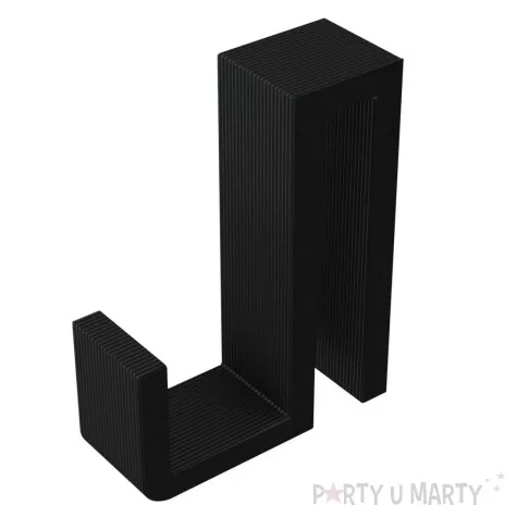 wieszak na kabine prysznicowa haczyk czarny 50x20 mm