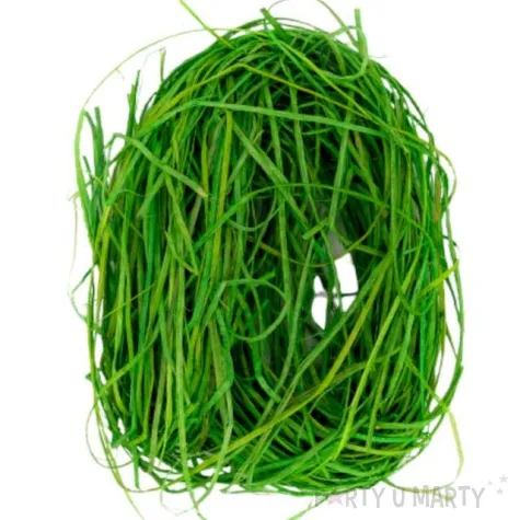 wiorki drewniane zielone 25g