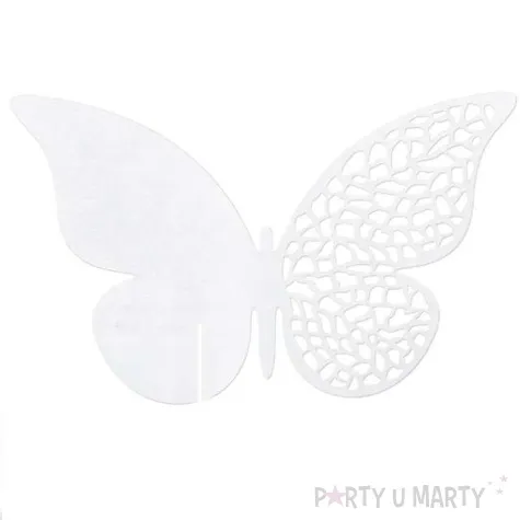 wizytowka na kieliszek motyl 10 szt