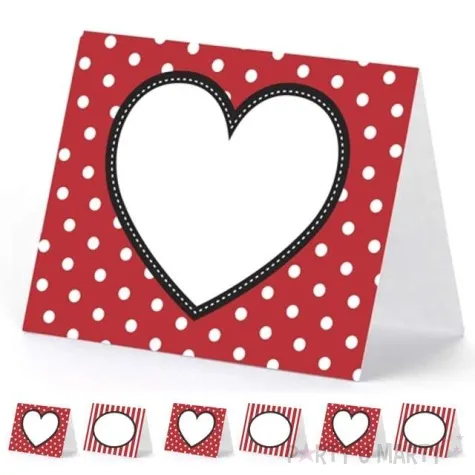 wizytowka na stol biedronka 6 szt