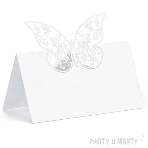 wizytowka na stol motylek 10 szt