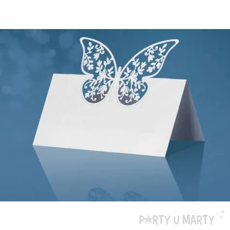 wizytowka na stol motylek 10 szt