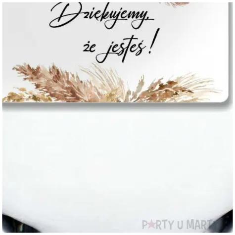 wizytowka z klamerka boho podziekowanie 10 szt