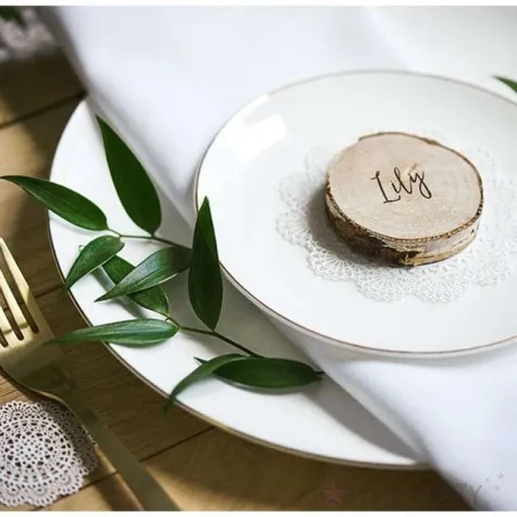 wizytowki drewniane classic naturalne partydeco 6 szt