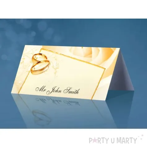 wizytowki na stol 4 5 cm x 10 cm 25 szt