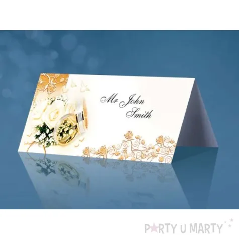 wizytowki na stol 4 5 cm x 10 cm 25 szt