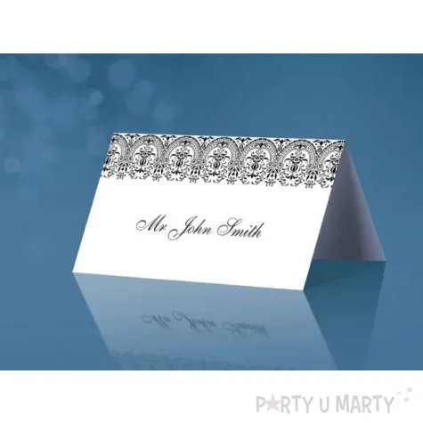 wizytowki na stol 4 5 cm x 8 5 cm 25 szt