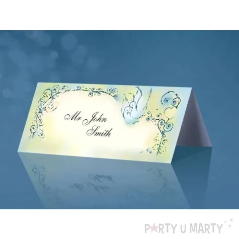 wizytowki na stol 4 cm x 10 cm 25 szt