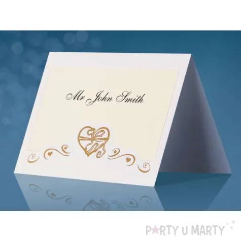 wizytowki na stol 8 cm x 10 5 cm 25 szt