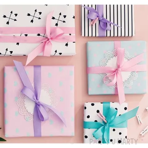 wizytowki rozeta biale perlowe partydeco 10szt