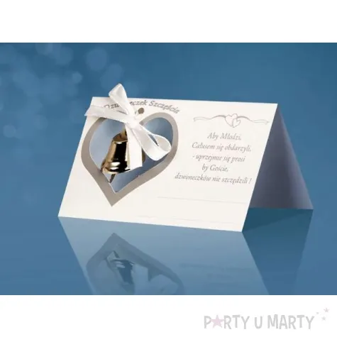 wizytowki z dzwoneczkami partydeco 10 szt