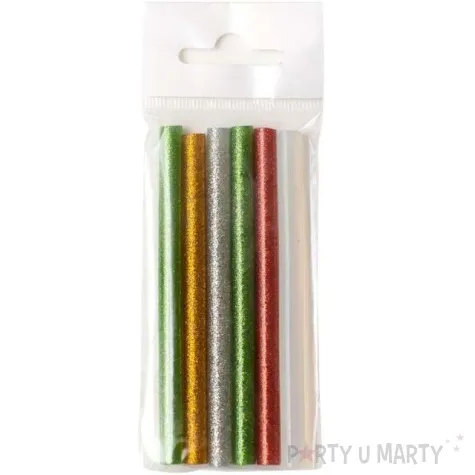 wklad klejowy cienki w woreczku mix brokatowy aliga 7x100 mm 6 szt