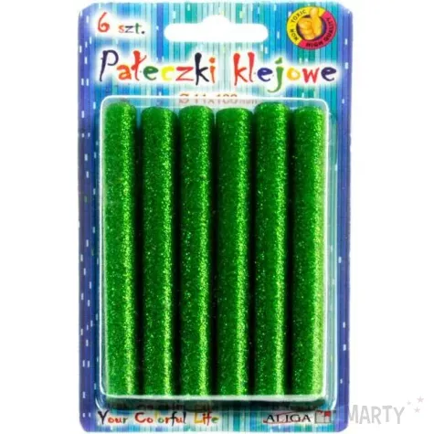 wklad klejowy classic zielony brokatowy aliga 11x100 mm 6 szt