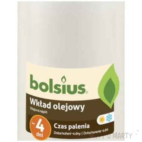 wklad olejowy premium 4 dni bialy bolsius 145 mm