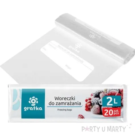woreczki do zamrazania zywnosci gratka ravi 2l 20szt