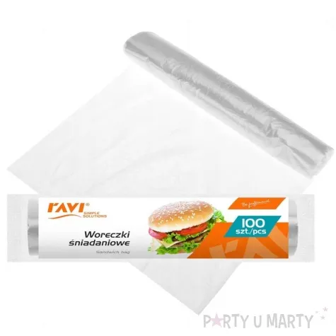 woreczki sniadaniowe classic ravi 18x28 cm 100szt