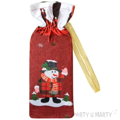 worek mikolaja balwanek czerwony partypal 33 5x12 5 cm