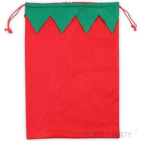 worek mikolaja elf rozm 50 x 35 cm