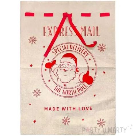 worek mikolaja sw mikolaj jutowy godan 70x100 cm