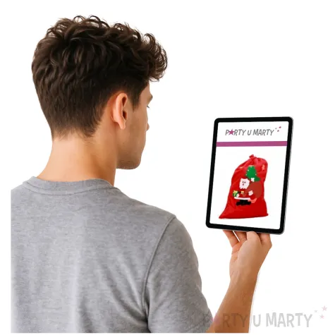 worek mikolaja sw mikolaj z prezentem arpex 75 x 55 cm