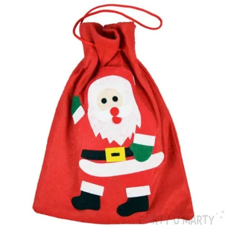worek mikolaja swiety czerwony arpex 26x20 cm