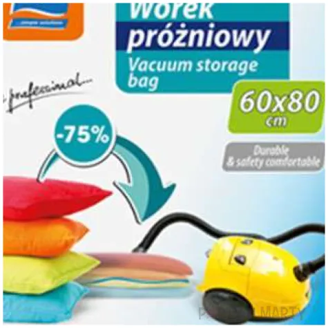 worek prozniowy vacum przejrzysty ravi 60x80