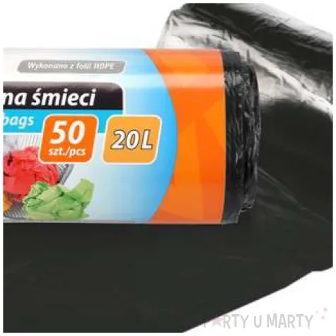 worki na smieci classic 20l czarne ravi 50 szt
