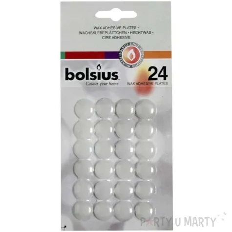 wosk do mocowania swiec w swiecznikach bolsius 24szt