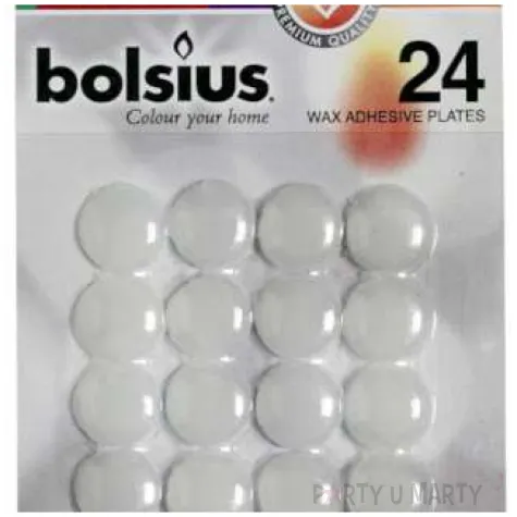 wosk do mocowania swiec w swiecznikach bolsius 24szt