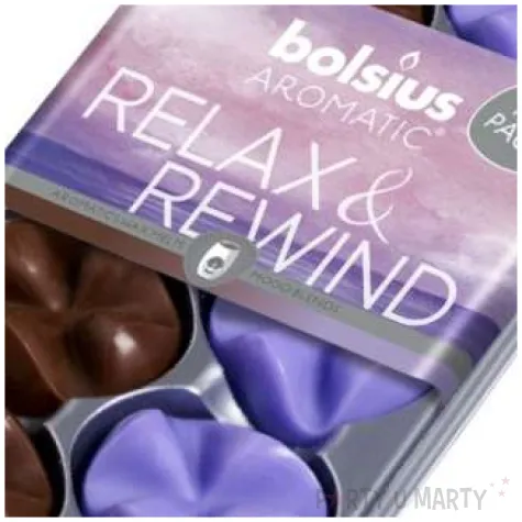 wosk zapachowy platki aromatic mix relax rewind bolsius 8 szt