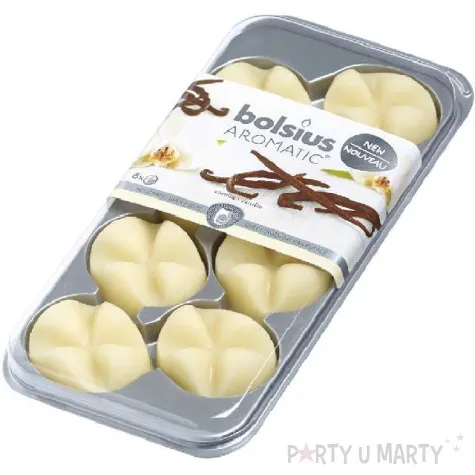 wosk zapachowy platki aromatic wanillia bolsius 8 szt