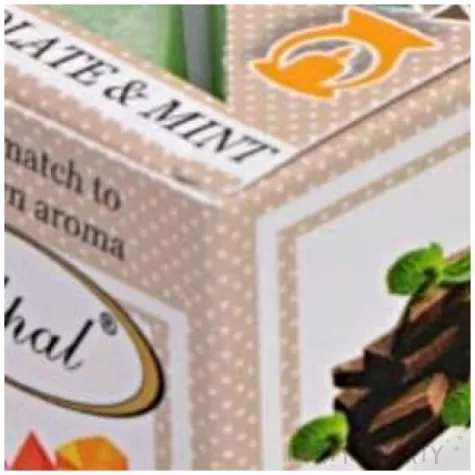 wosk zapachowy trojkacik czekolada z mieta adpal 8 szt