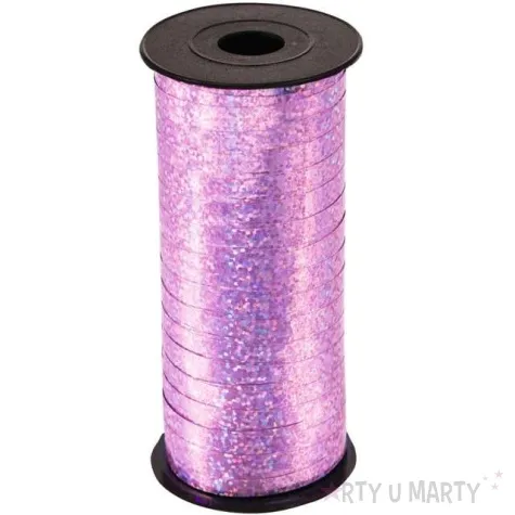 wstazka classic holograficzna rozowa jasna godan 5mm x 250 m