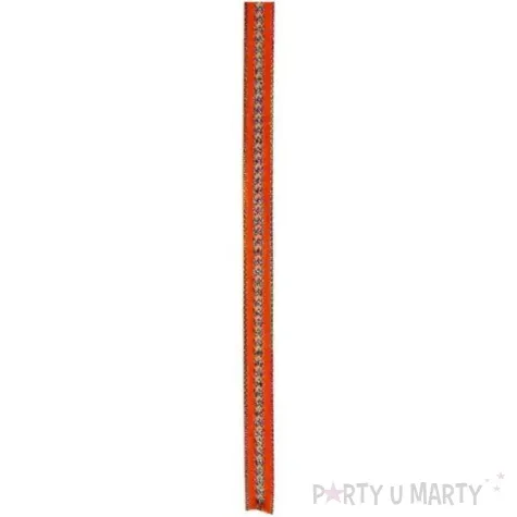 wstazka dekoracyjna pomaranczowa titanum 1 5m