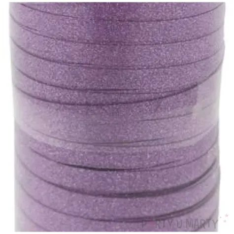 wstazka do balonow brokatowa fioletowa godan 5 mm 92 m