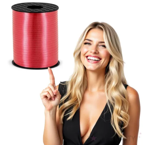 wstazka do balonow classic czerwony partypal 5 mm x 250 m