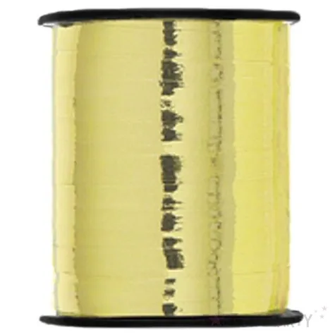 wstazka do balonow classic metalic u91 zlota unique 0 5 cm x 45m