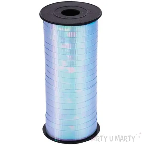 wstazka do balonow classic opalizujaca niebieska godan 5mm x 90 m