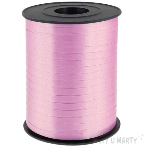 wstazka do balonow classic rozowa pudrowa adikbal 5 mm 500 m