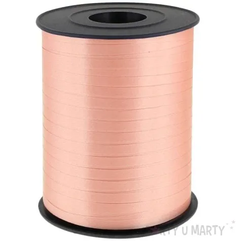 wstazka do balonow classic rozowo zlota adikbal 5 mm 500 m