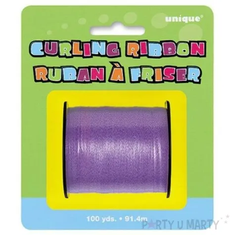 wstazka do balonow classic u91 fioletowa unique 0 5 cm x 91m