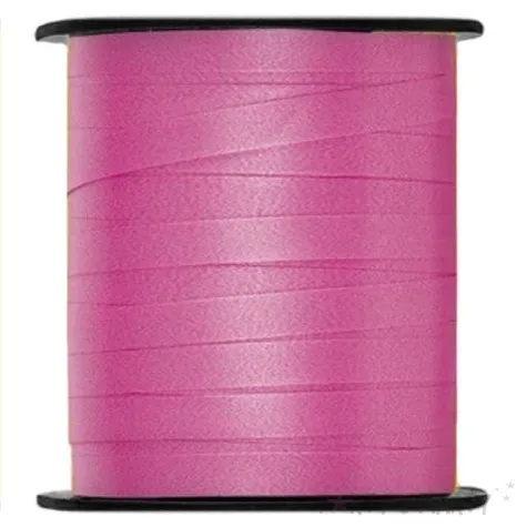 wstazka do balonow classic u91 rozowa ciemna unique 0 5 cm x 91m