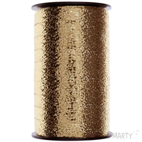 wstazka do balonow curling zlota santex 10mm 25m