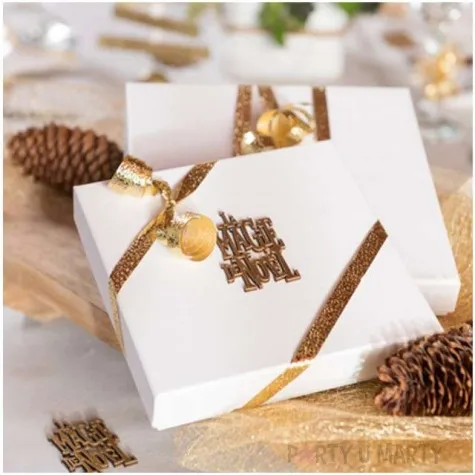 wstazka do balonow curling zlota santex 10mm 25m