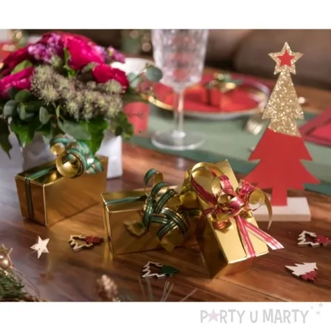 wstazka do balonow curling zloty santex 10 mm 25 m